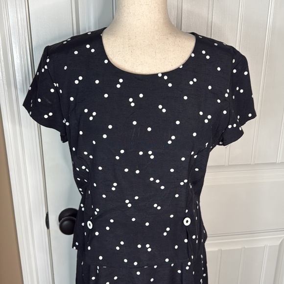 JulianTaylor Polka Dot  Dress Sz 10 - Picture 2 of 12